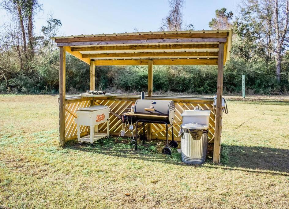 Secluded Tiny House By The Marsh With Hunting Island Beach Pass Frogmore Dış mekan fotoğraf